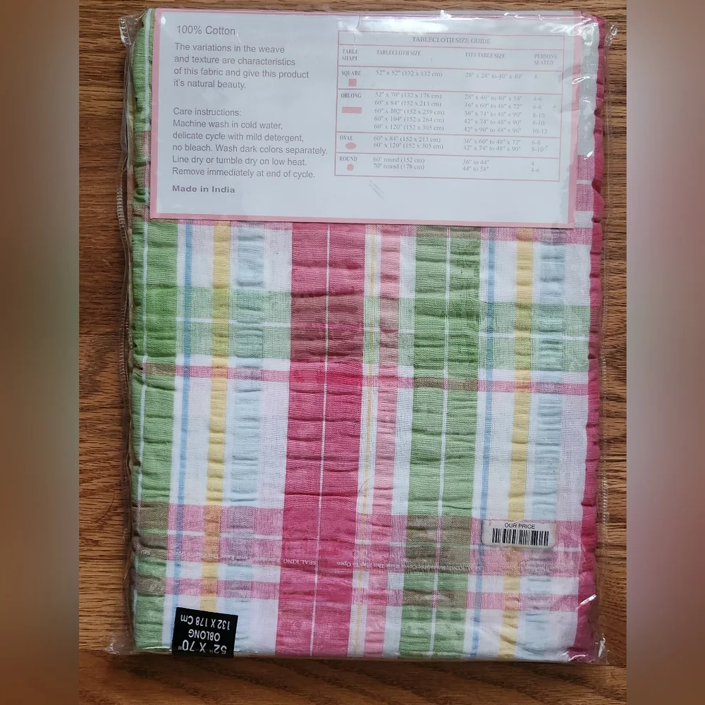 CASABA Woven Tablecloth Cotton India